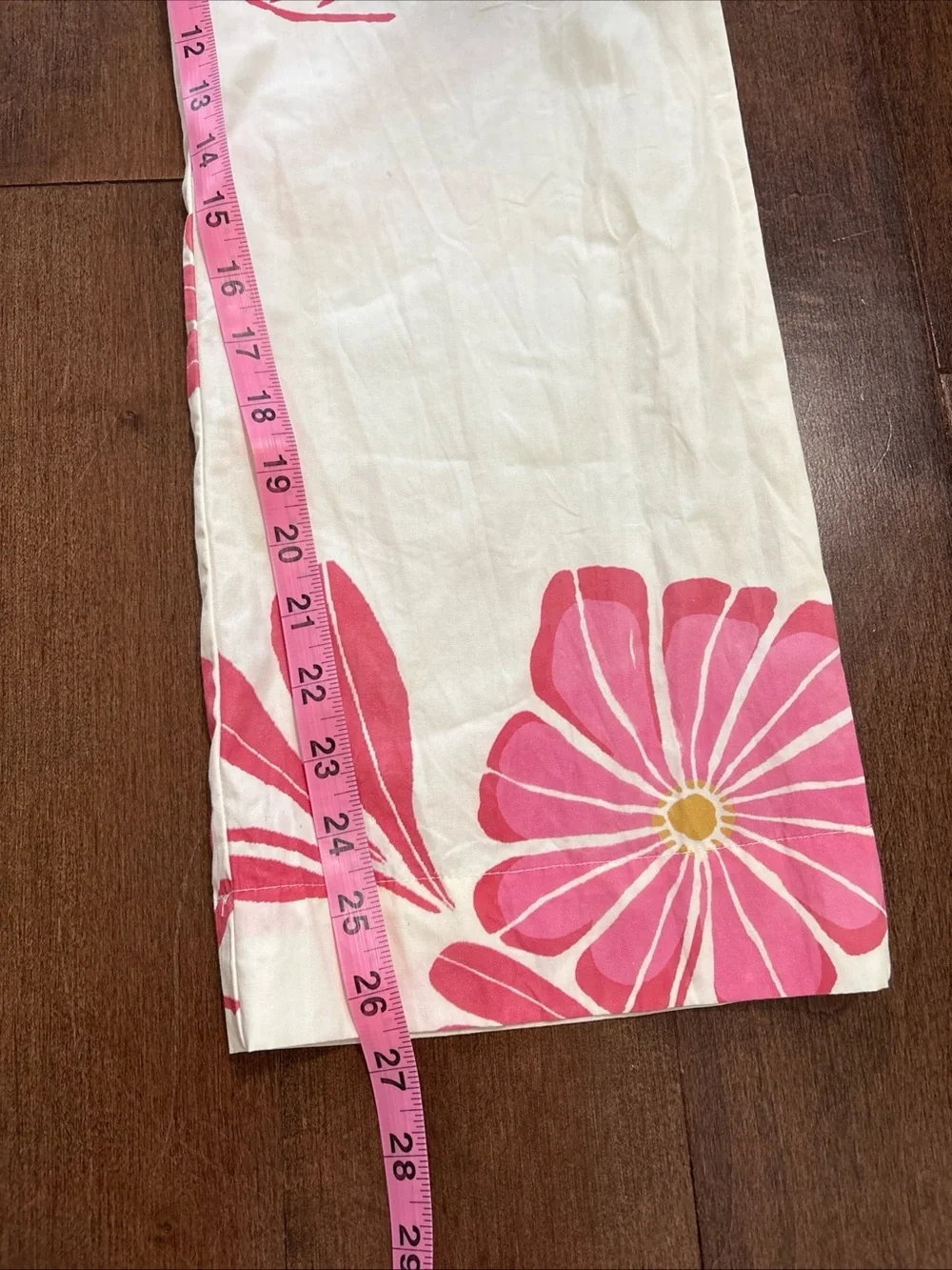 Zara Kids Girls Pink Floral Ruffle Top and Pants Set Size 11-12 Years